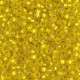 Miyuki rocailles kralen 8/0 - Matte silverlined yellow 8-6F